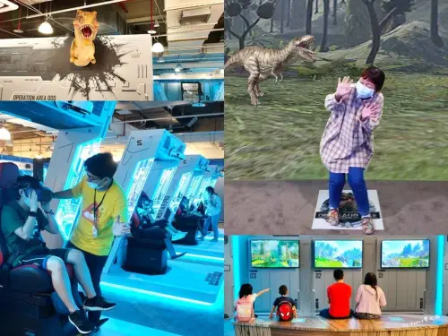 【2020高雄室內親子必玩新景點】高雄大魯閣草衙道 x HTC VIVELAND「XR超體感樂園」推出期間限定體驗: 恐龍紀元XR（Dinosaur Age）讓你穿越時空深入其境！