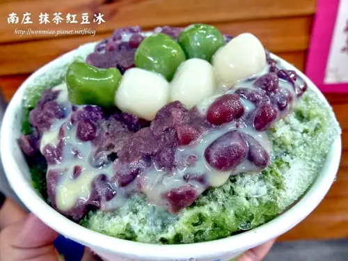 【苗栗縣南庄鄉/食記】南庄百年郵局斜對面人氣冰品店 ✿✿ 南庄抺茶紅豆冰 ✿✿