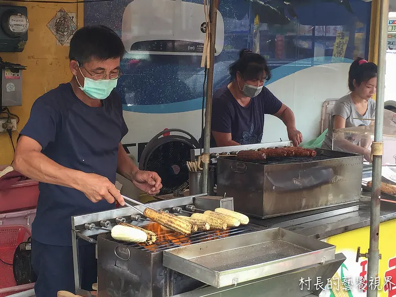 【食記】｛屏東。潮洲鎮｝潮洲圓環的清甜水煮玉米 & 燒燙燙烤玉米