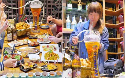 店小二燒烤異國料理：想吃中泰日韓火鍋串燒熱炒這邊通通有！3000CC冠軍啤酒杯豪邁大口喝