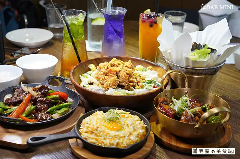 【忠孝復興】『飯BAR mini』台北東區大人氣時髦中菜 味美價平 聖誕｜尾牙｜年夜飯首選   