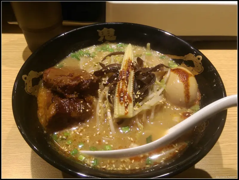 [鬼金棒辣麻味噌拉麵三店]麻與辣都能分開調整等級的拉麵店, 酷斃了!