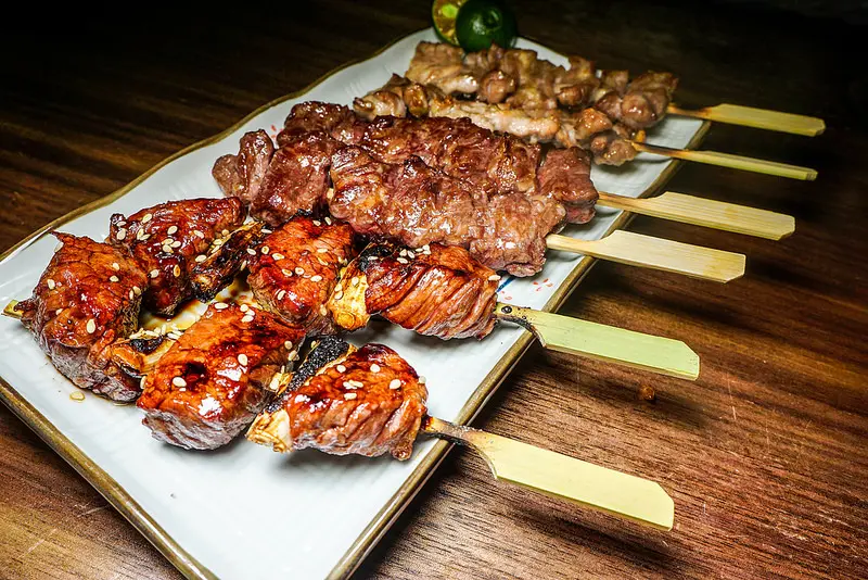 木屐串燒,炙燒蟹膏干貝實在好吃!! 市民大道居酒屋