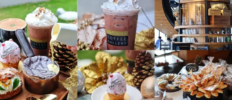 【台中食記】歐風不限時人氣咖啡廳『卡啡那 Caffaina Coffee Gallery 惠來店』早餐到宵夜，鹹食甜點種類多樣。提供wifi及插座。