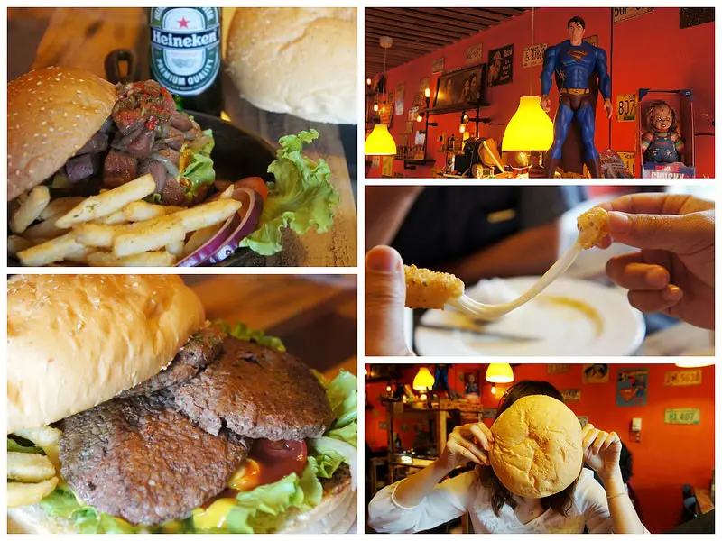 【屏東鐵道美食】Wow美式餐廳│巨無霸大漢堡挑戰你的胃