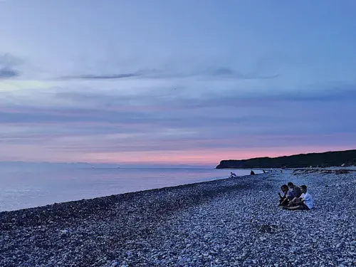 【花蓮】七星潭風景區｜蔚藍清澈的月牙海灣＊