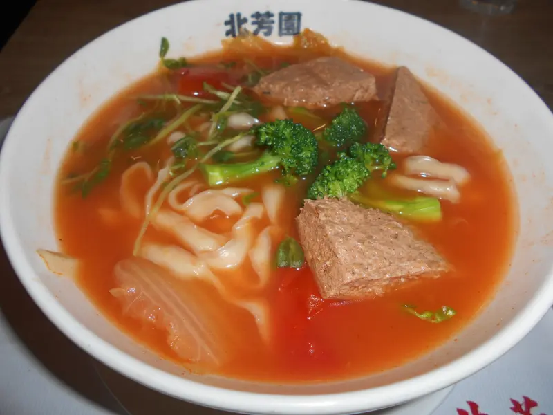 素食番茄牛肉麵~