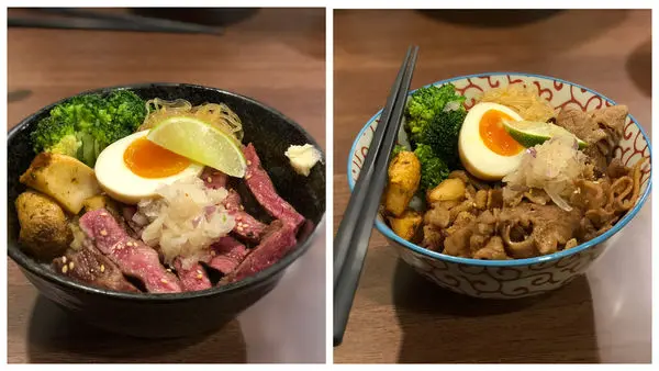 【台北。永春站美食】初牛。鮮嫩多汁的超厚切牛排丼飯，高CP值。減肥明天再說～