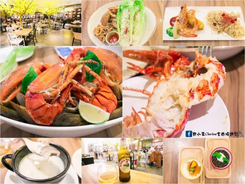 【台北信義】ita義塔 ‧ Pasta&Risotto<台北微風松高店>－波士頓龍蝦雙人分享餐／經典海陸蒜辣義大利麵／義大利莫雷帝啤酒／高檔食材價格平實～義大利麵燉飯餐廳推薦(合作