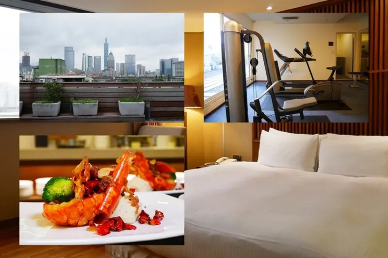 【住宿分享】台北101景觀房推薦,力麗哲園飯店台北館,附設停車場,搭配外宿節活動,波士頓活龍蝦雙人分享餐