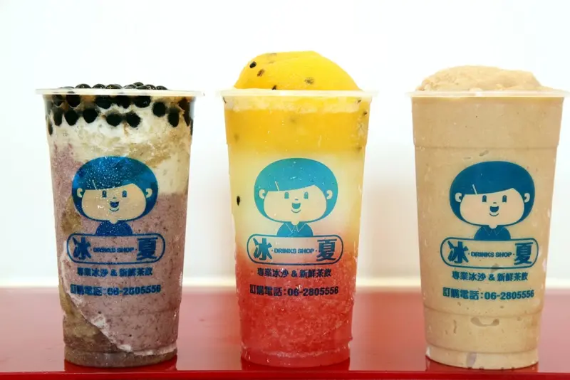【台南北區-美食】芯芯要去【冰夏】~創意冰沙職人!雙豆霸。初戀。半顆炸彈