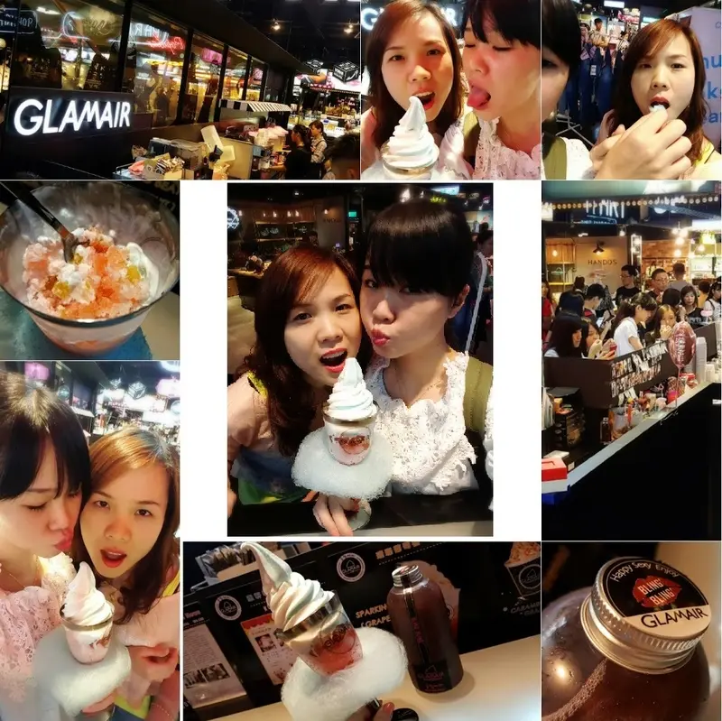 【挑嘴咪食記】韓國火紅棉花糖冰淇淋 ❤ GLAM AIR 新品 ​​​I Can Fly 雲朵霜淇淋 Bling Bling銀河系列玫瑰紅葡萄