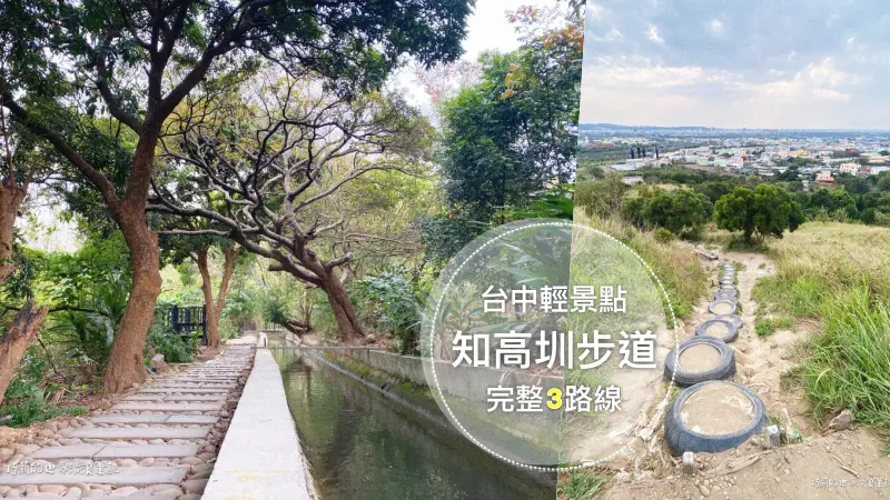 台中景點 || 戶外踏青去！烏日大肚知高圳步道、好漢坡雪蓮步道，秋芒網美打卡景點3路線