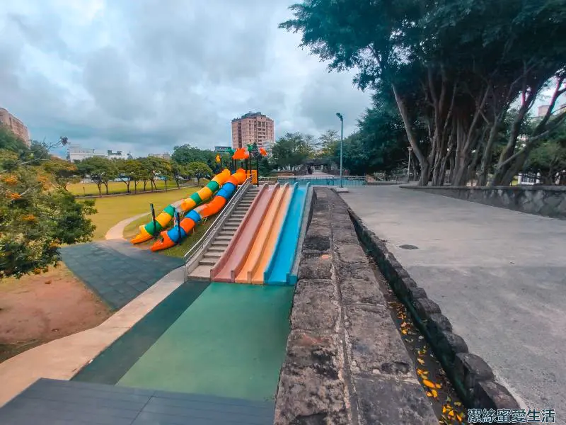 陽明運動公園-桃園/毛毛蟲溜滑梯.籃球場直排輪.散步運動玩樂都OK - 潔絲蜜愛生活