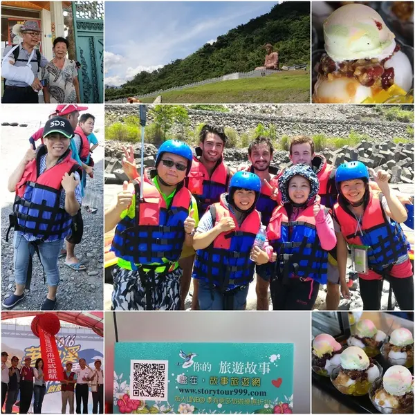 高雄 六龜。亞洲十大超激泛舟河道-高雄荖濃溪泛舟，勇士們啟航 x 彩虹山大佛 x 十八羅漢山服務區 x 魔法阿嬤的新家