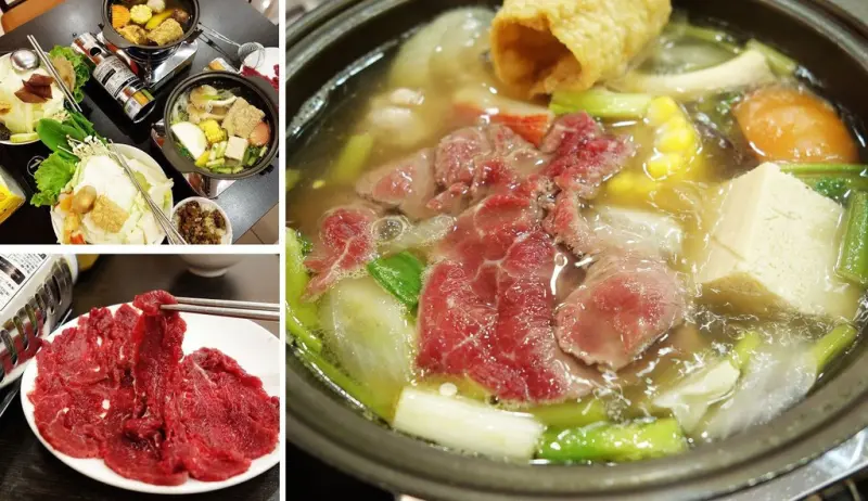 好冷~好好吃的 鴻牛溫體牛肉鍋 再訪後極力推介 雞豬牛都有的平價好鍋物~就連雞肉鍋都好好吃吶!!