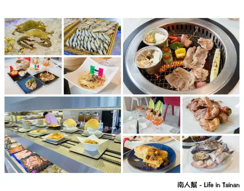 【台南市東區-吃到飽】調酒.氣泡水飲料暢飲│烤螃蟹.牡蠣.鳳螺│首創迴轉燒物吃到飽~~排隊燒物