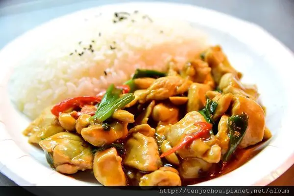 花花，甲飽沒【台北食記】大龍街夜市-廟口的飯 超好吃宮保雞丁飯只要80元！