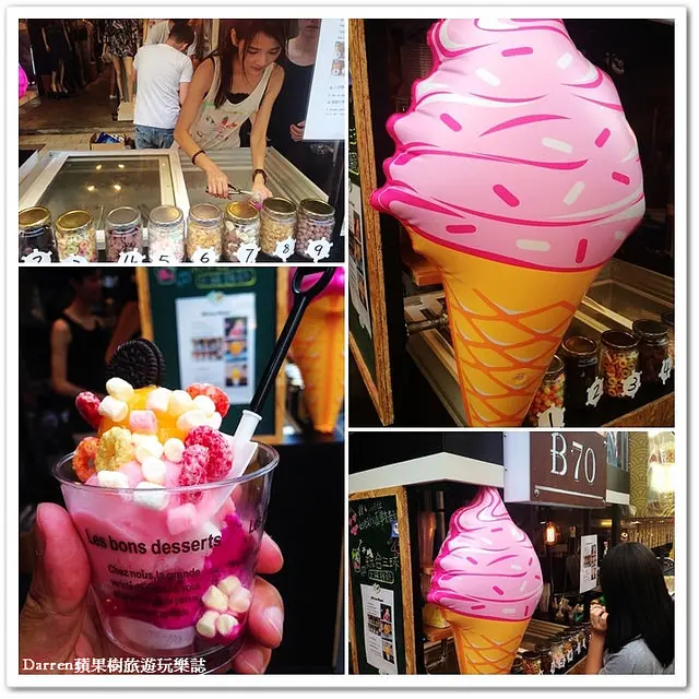 『桃園中壢創意冰品』B70 Ice Planet 鏟子冰淇淋●桃園中原夜市夢幻冰淇淋餐車