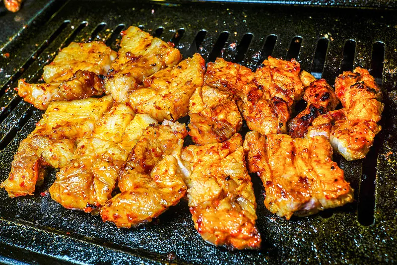 富士山龍大安店, 美味的雞豬專門燒肉!! 不吃牛的好選擇!! 東區燒肉