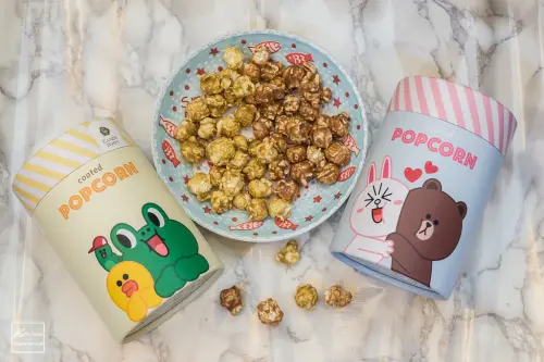 宅配｜LINE FRIENDS裹糖爆米花【Candy Poppy 糖果波比】低油健康小甜點