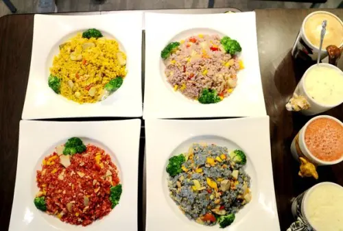 【新北 新莊】福旺亭早午餐~繽紛四色養生飯超吸睛