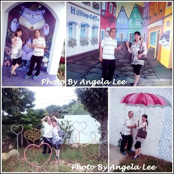 【新竹湖口／景觀餐廳】山丘上景觀咖啡館☆地中海藍白色系異國風x童趣彩繪壁畫x無敵美景(簡餐、輕食、下午茶、飲品…全都有!!)