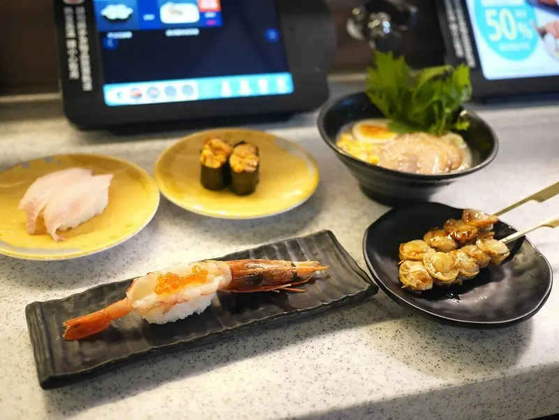 【新竹．竹北美食】Magic Touch点爭鮮 (竹北店)，五月份指定商品半價超划算，必吃阿根廷天使紅蝦、鮑魚干貝三鮮船。