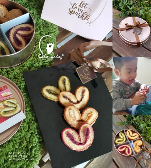 【西點烘焙】香港人氣點心 玫瑰金鐵盒蝴蝶酥 甜忌廉甜點店 Cream&Sugar 台中伴手禮