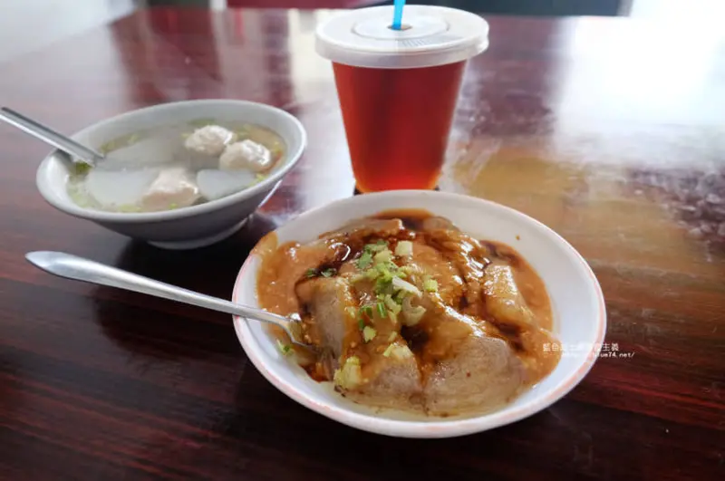 台中后里│后里國中肉圓-六十年老店.紅糟肉的肉圓和麵線喔~ - 藍色起士的美食主義