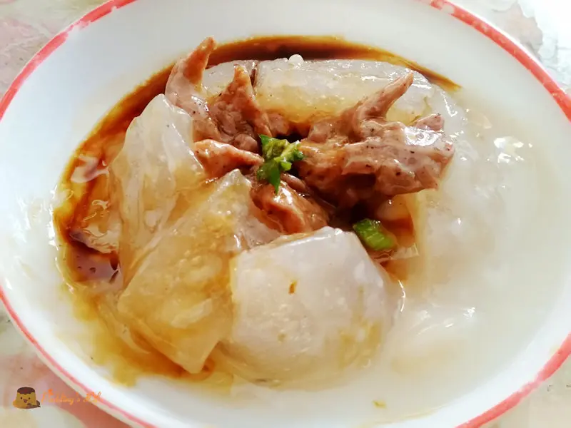 【台中小吃】七十年老店紅糟肉丸《后里國中肉圓》當日純手工製作