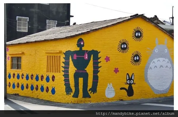 【台南│遊記】善化-胡厝寮(胡家里)外婆的彩繪村。和巨神兵、龍貓、小丸子開同學會去