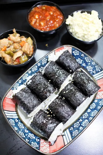 一中街平價韓國料理～忠武海苔飯捲便當～