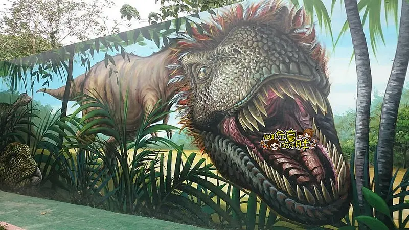 [高雄旅遊] 彩繪綿延超過500公呎「仁武後安彩繪巷」日、韓、美、英、台 卡通圖案通通有 *持續延長中...*