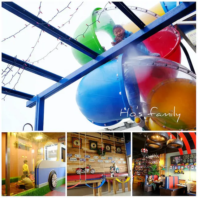 [新北市]酷！兩層樓滑梯還有沙坑鞦韆～My Burger買堡美式親子餐廳