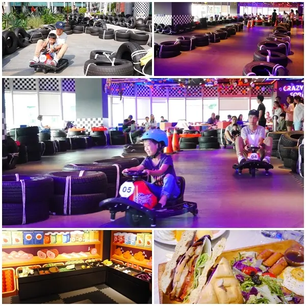【親子餐廳】Crazy Cart Cafe by TDS甩尾卡丁車主題餐廳。大人、 小孩都能享受甩尾的快感。台灣首間賽車餐廳。內湖親子餐廳