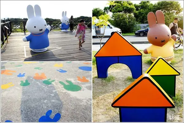 八里︱最新景點！萌萌米飛兔家族成員現身八里文化公園
