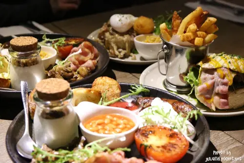 【Basil Le Bistrot】中正區。好澎湃！免出國也能享受傳統英式早午餐♥♥（忠孝新生站／華山文創園區）