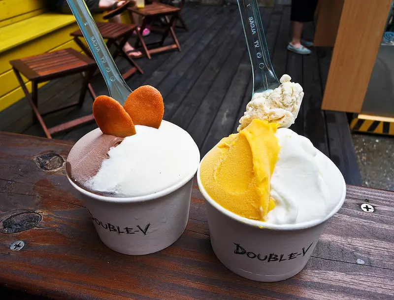 超好吃隱藏版義大利冰淇淋, Studio du Double-V  林森北路巷弄內,要早點去喔 