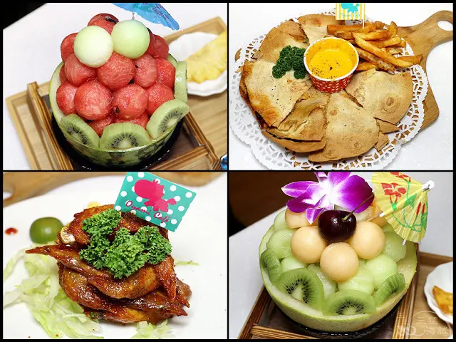 【板橋下午茶】Oyami Cafe 新埔店～新品上市！西瓜水果冰x哈密瓜水果冰，不加一滴水，百分百新鮮水果製作的鮮果樂園！