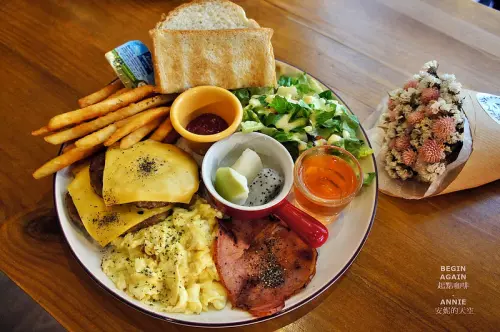 [板橋早午餐] 起點咖啡 不限時餐廳 餐點分量十足 