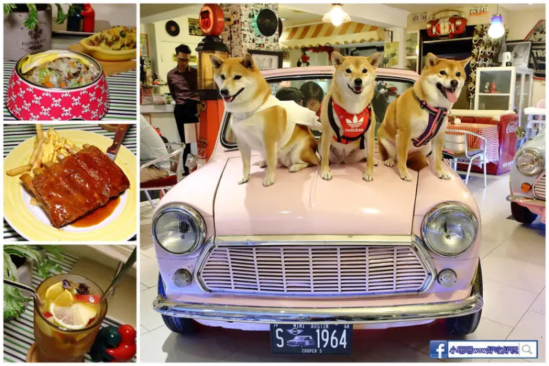 【食。台北】PS BUBU 金屋藏車食堂〜天母寵物友善餐廳。敲可愛金龜車主題餐廳，沒來過，別說你是正港金龜迷！