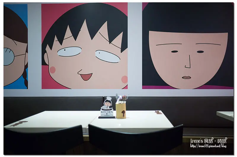 【台北信義區】可愛好拍但吃不飽的主題餐廳／純粹吃氣氛．櫻桃小丸子主題餐廳