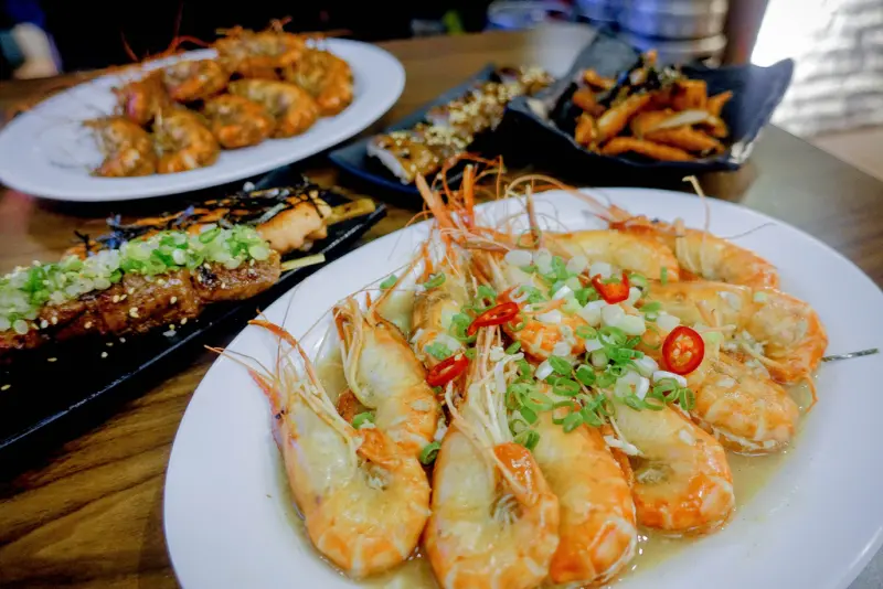 『魔王食記』台北大同 延三夜市 燒蝦居酒屋 檸檬蝦酸辣又過癮 延平北路/活蝦居酒屋『內文有店家資訊』