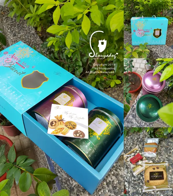 【烘焙西點】2018伊莎貝爾ISABELLE伴手禮午茶新品『法頌藍帶好事成雙禮盒』搶先體驗