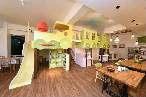 《宜蘭親子民宿推薦》米妞的假期親子美學空間~不只是超熱門飛天火車X溜滑梯親子民宿，每間房都有特別留給孩子們的大空間！(文末送樹屋和小旅行平日住宿券)