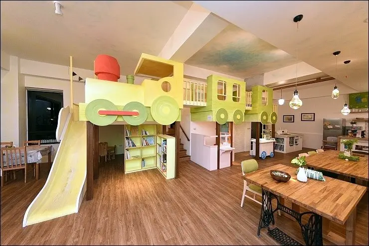 《宜蘭親子民宿推薦》米妞的假期親子美學空間~不只是超熱門飛天火車X溜滑梯親子民宿，每間房都有特別留給孩子們的大空間！(文末送樹屋和小旅行平日住宿券)