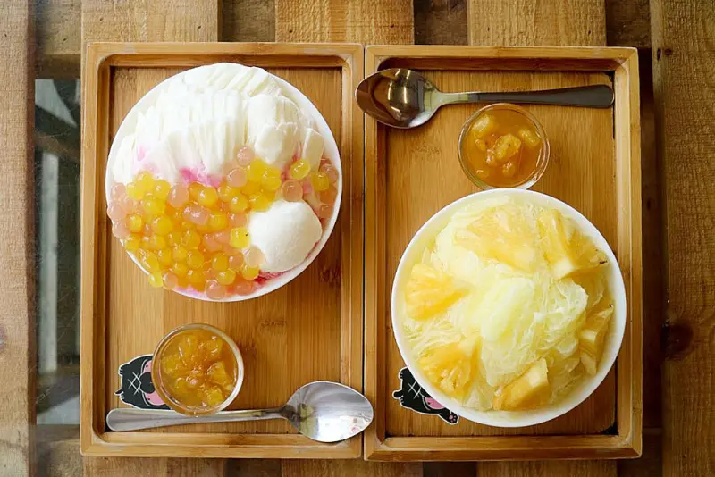 【嘉義冰店】打貓冰果室 打貓多肉冰+經典打貓冰 來嘉義必吃鳳梨冰 金鑽鳳梨新鮮好味