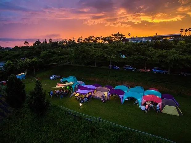 南投埔里♥ ▌玫花露露營區 ▌♥ Outthere好野人俱樂部001團露繽紛堡壘大串聯/內文含造型水餃、玫瑰花煎餃作法教學