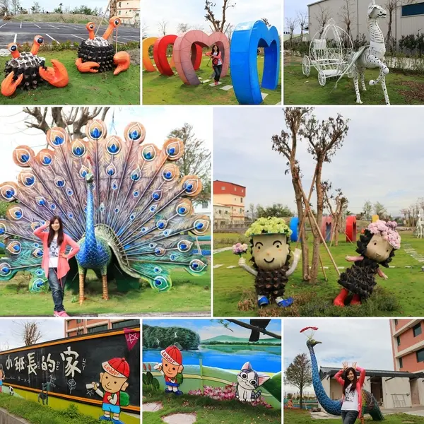 【彰化景點】彰化埔鹽小班長的家~國際宴會廳/邱比特花園/親子出遊，以大自然為教室的立體彩繪小學堂        
      